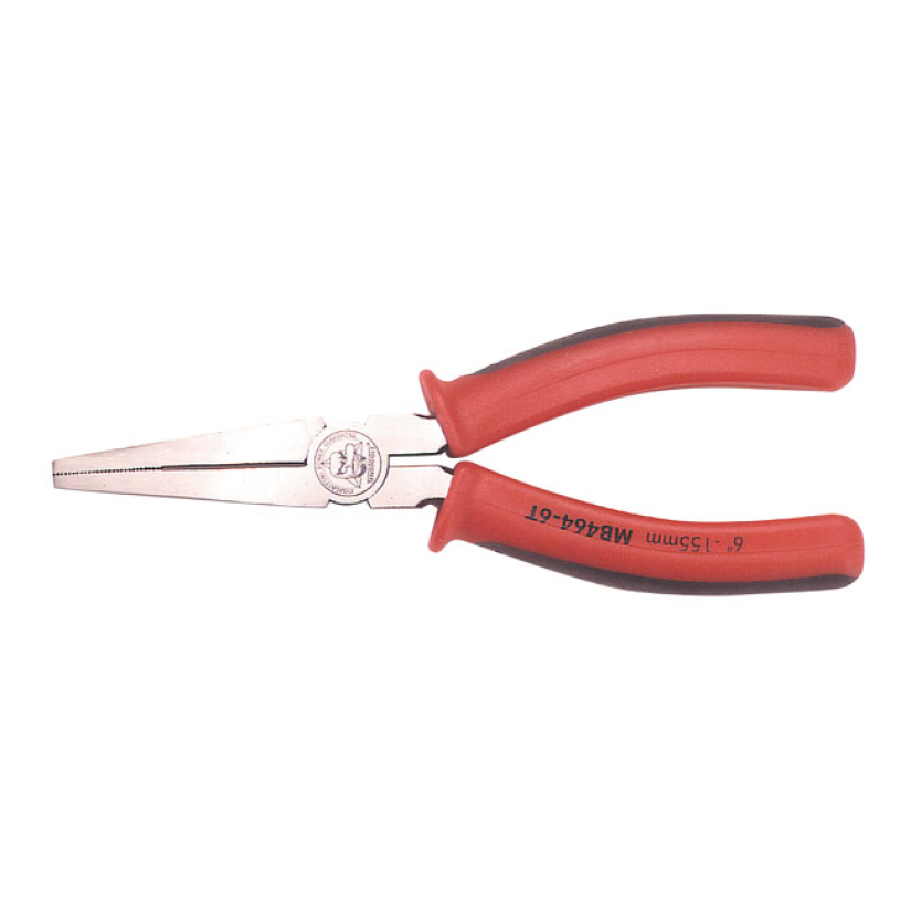 TENG TOOLS, FLAT NOSE PLIERS HIGH CARBON STEEL; AND TITANIUM COATED JO 514194