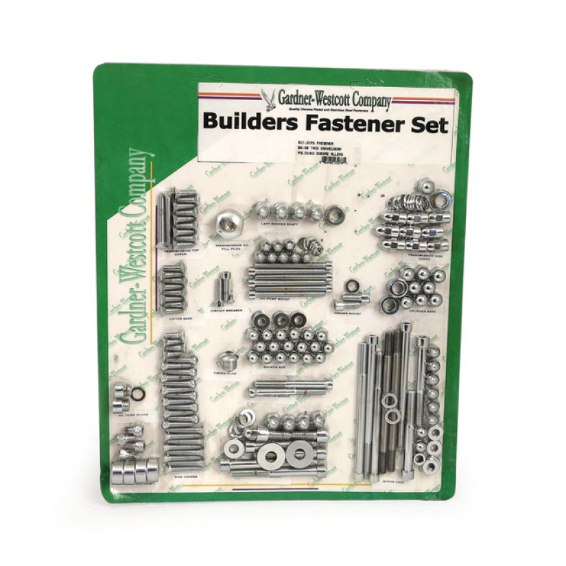 BUILDERS FASTENER SET, POLISH. ALLEN  66-69 EARLY SHOVEL (NU) 514257