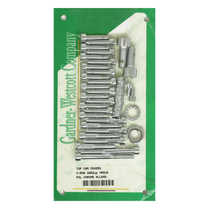 CYL HEAD COVERS & CAM COVERS SET 514307 CHROME; 514309 STAINLESS STEEL 514308