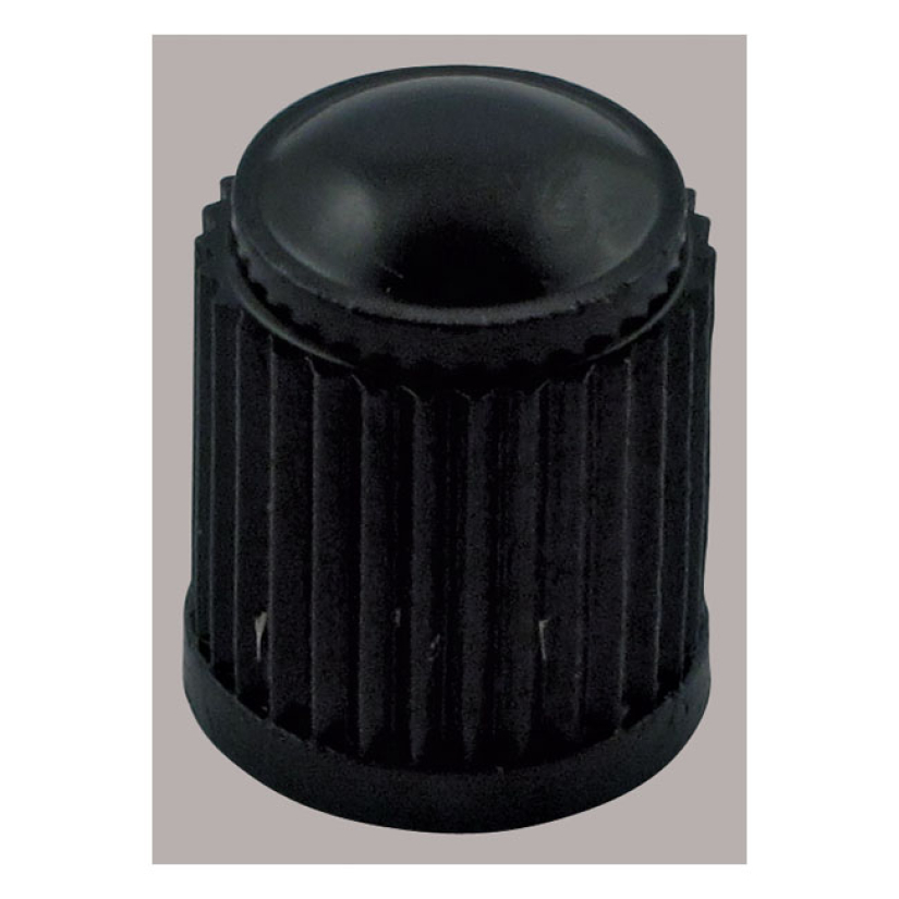 VALVE STEM CAP 28 BLACK PLASTIC; NON SEALING 514923