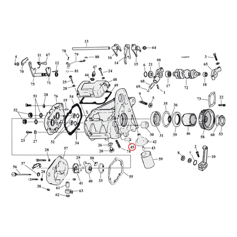 SPACER, 5-SPEED TRANSM. 515153