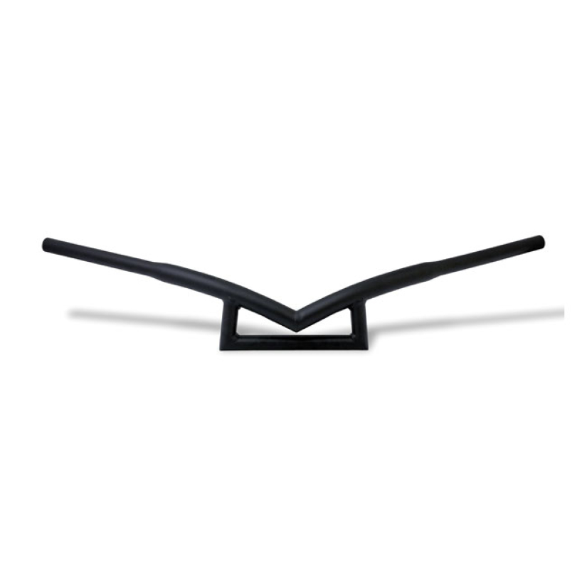 1-1/4" ''POSEIDON'' HANDLEBAR. BLACK BLACK; STEEL; NOT DIMPLED; WITH 3 515599