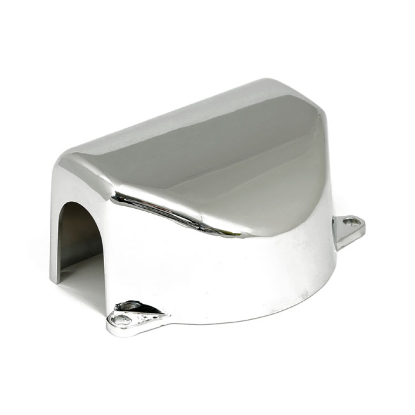 HANDLEBAR CLAMP COVER. CHROME CHROME PLATED ALLUMINUM.  NOTE: FLSTC MO 515767