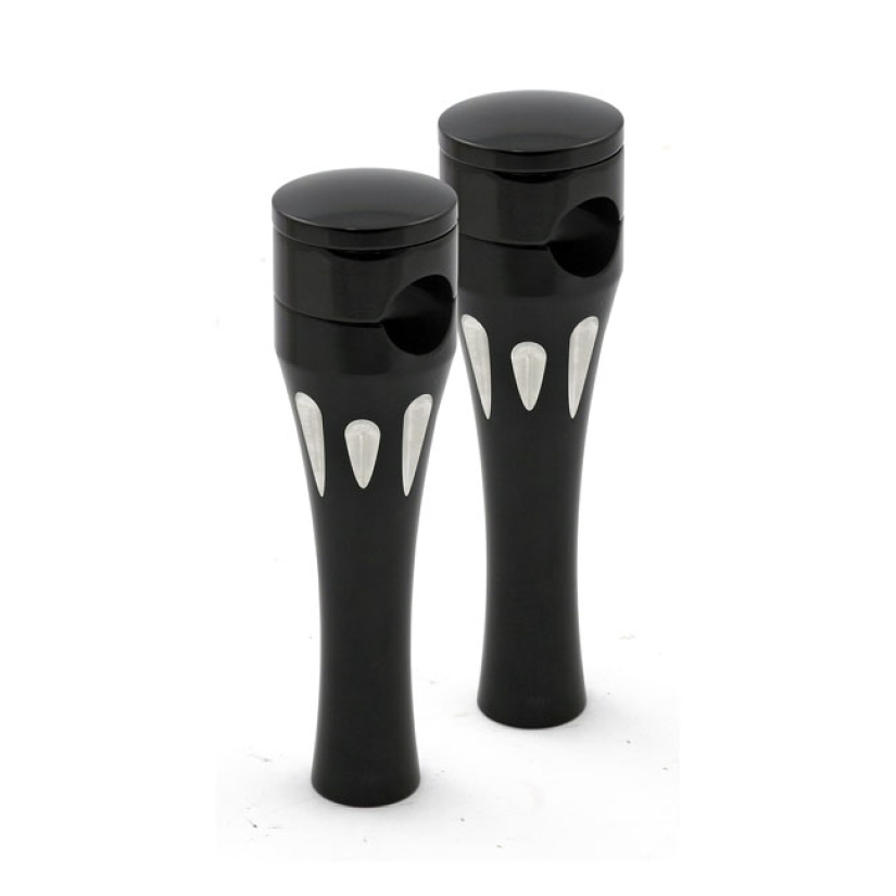 TALON ALUMINUM RISER KIT, 6" RISE. BLACK BLACK CONTRAST CNC MACHINED A 515909