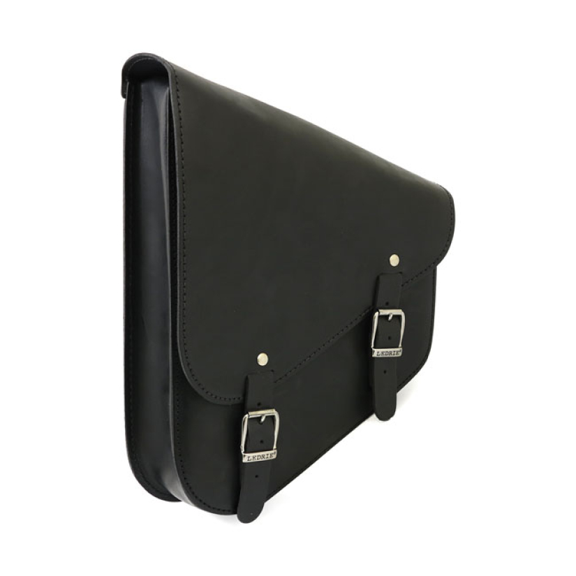 LEDRIE, FULL LEATHER SWING ARM BAG LEFT, 9 LITER. BLACK 515928