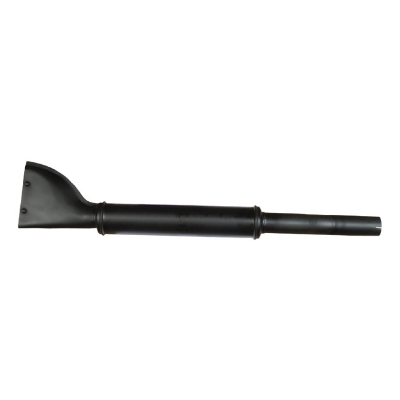 WLA, WLC FISHTAIL MUFFLER, MILITARY. BLACK BLACK PAINTED. REPLICA PART 516181