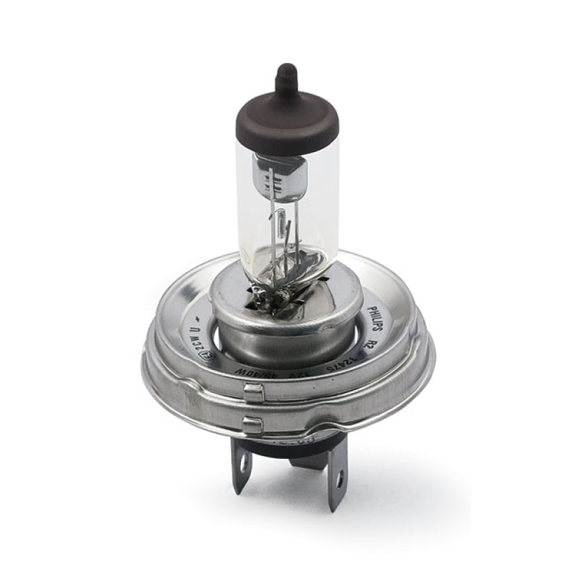 PHILIPS HEADLAMP BULB R2 (H5) DESIGNED FOR UNIVERSAL AUTOMOTIVE USE. 516317