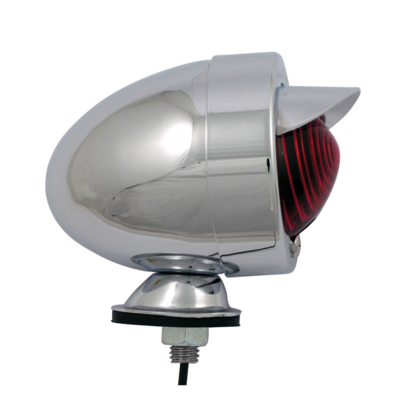 BULLET MARKER LIGHT WITH VISOR, RED LENS 516339