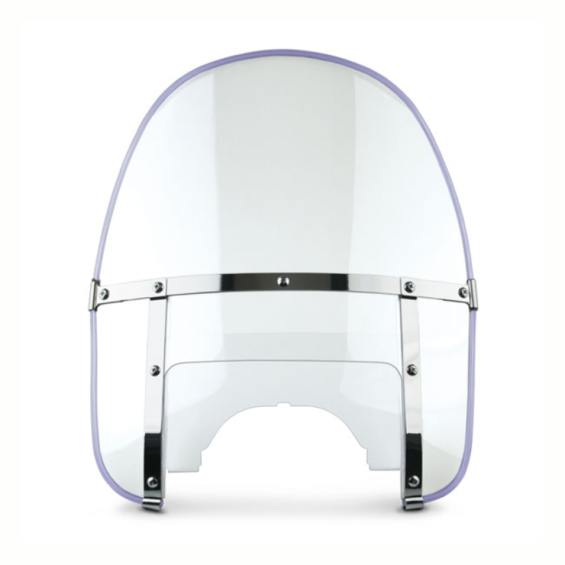 NC BEADED HEAVY DUTYT WINDSHIELD - CLEAR WITH CLEAR TOP WINDOW AND CLE 516531