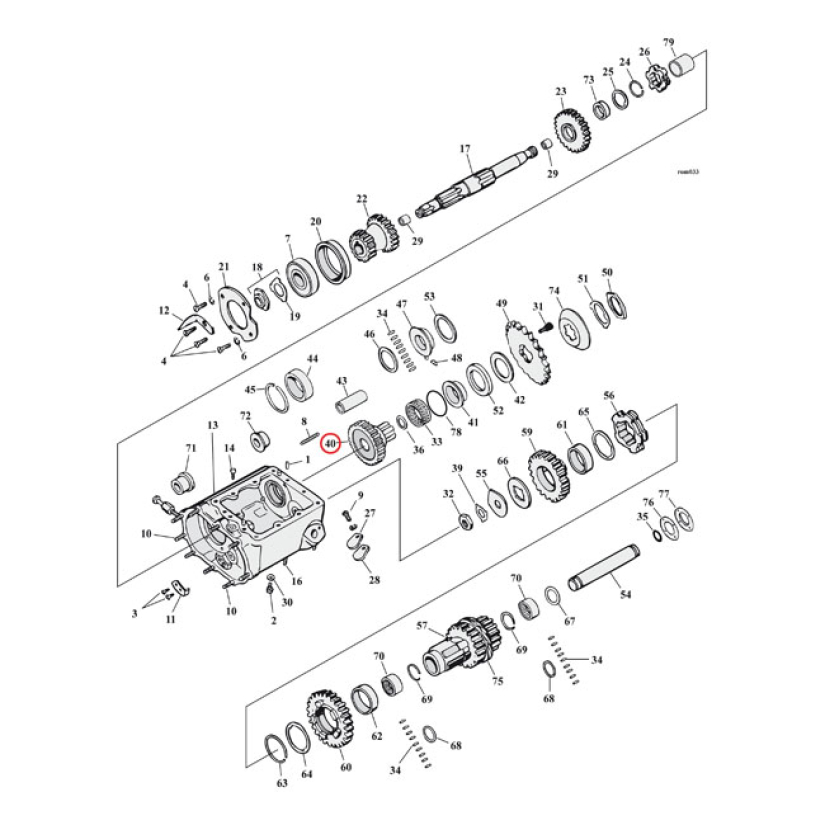 MAINDRIVE GEAR 517095