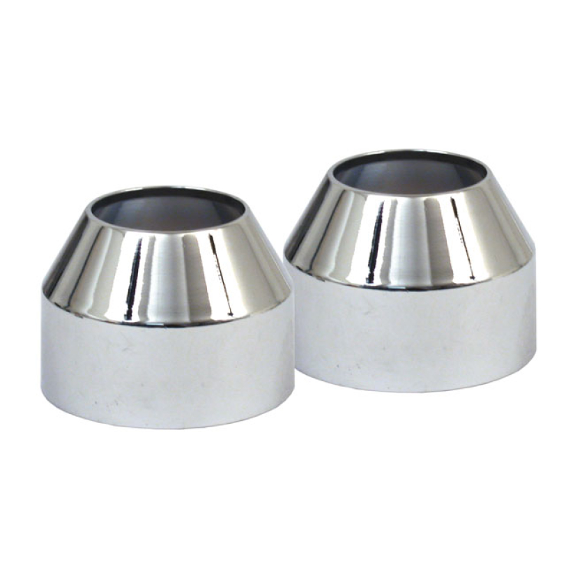 FORK BOOT COVERS, CHROME 517240