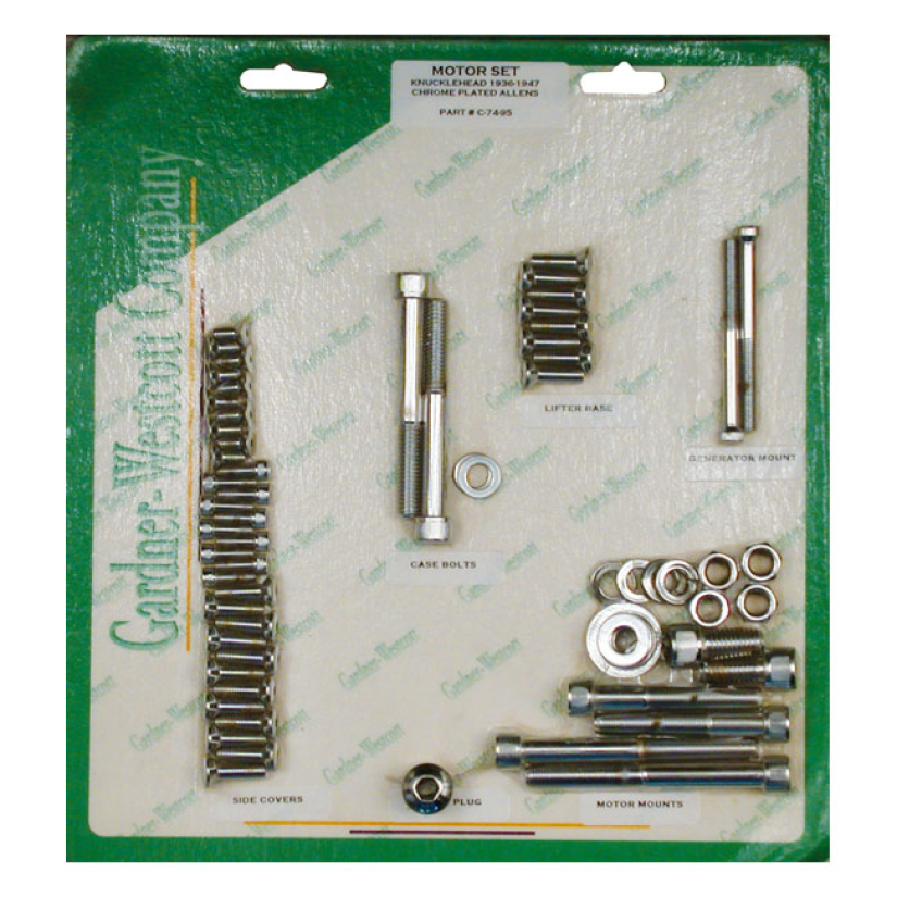 MOTOR SCREW SET, ALLEN  36-47 KNUCKLEHEAD (NU) 517873