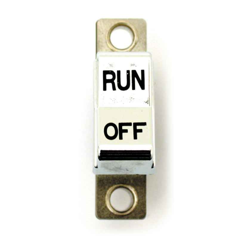 H/B ROCKER SWITCH, RUN/OFF. CHROME 517883