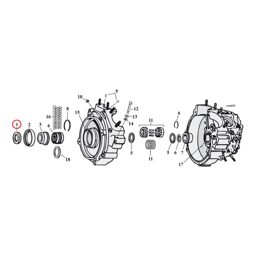 SPROCKET SHAFT SPACER SHIM .210 INCH 518992