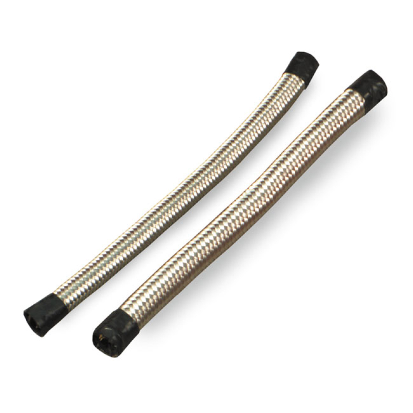BRAIDED HOSE 1/4" (6MM). STAINLESS CLEAR BRAIDED HOSE WITH CLASSIC STA 519787