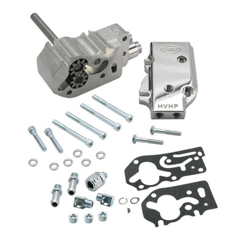 S&S BILLET HVHP OIL PUMP. UNIV. COVER 519912