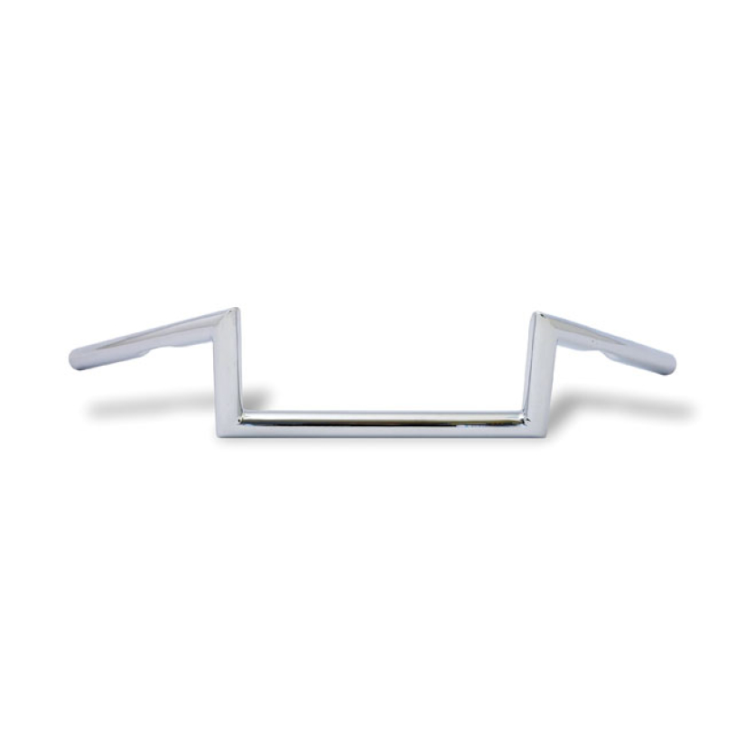 PAUGHCO, 1" W-BAR. 4" RISE, CHROME 520262