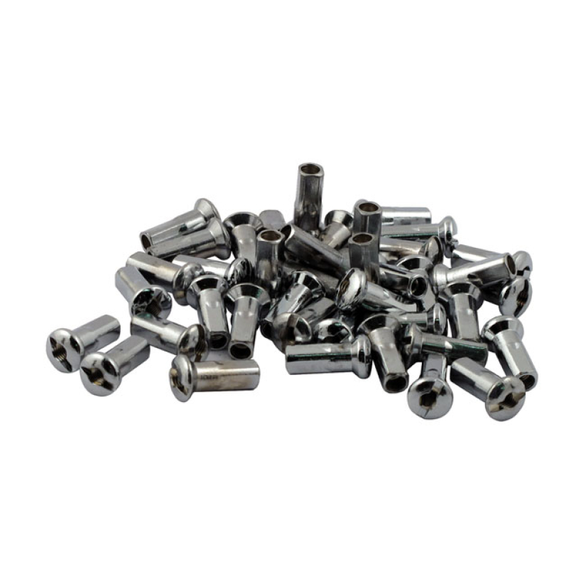 TTS SPOKE NIPPLES, CHROME 520316
