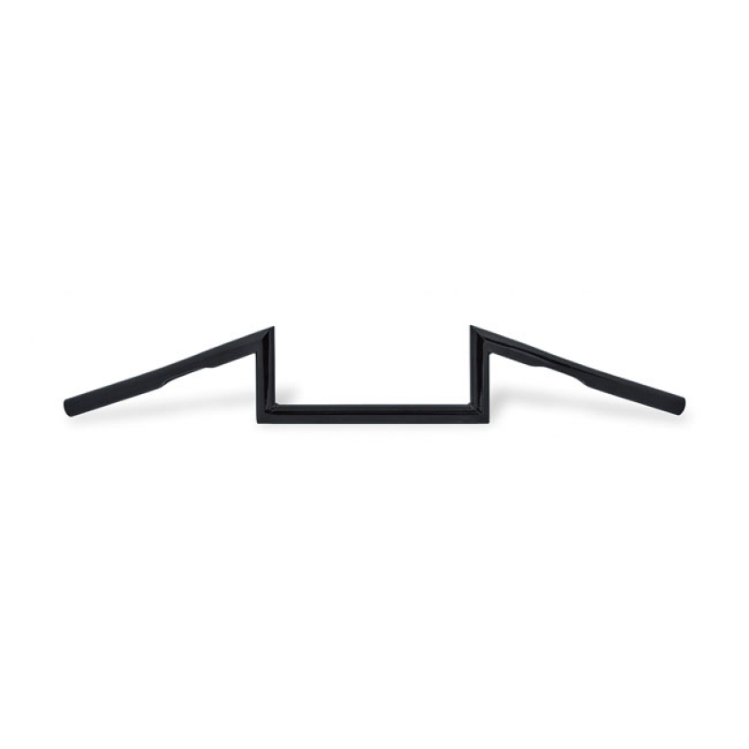 PAUGHCO, 1" W-BAR. 4" RISE, BLACK 520419