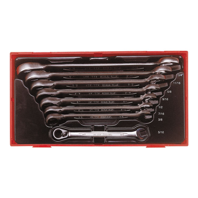 RACHETING OPEN/BOX END SET 521070