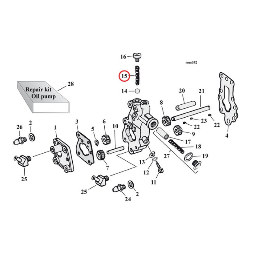 SPRING, CHECK VALVE 526363