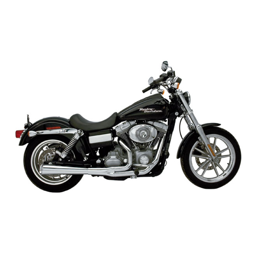 KERKER, 2-1 SUPERMEG EXHAUST. CHROME 526675