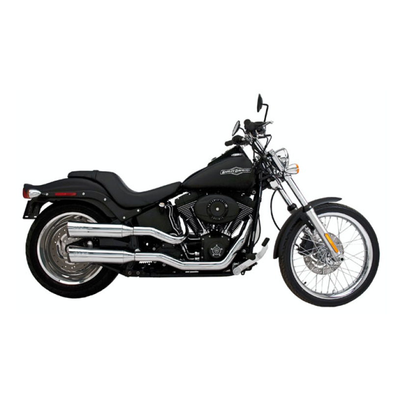 SUPERTRAPP, 2-2 FATSHOTS EXHAUST SYSTEM. CHROME 526703