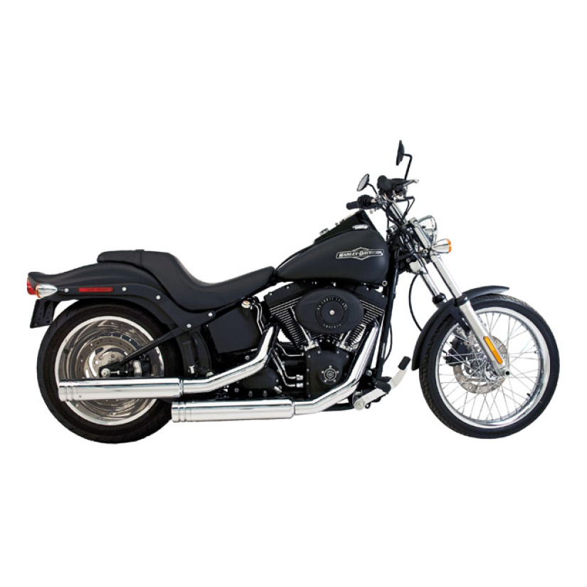 SUPERTRAPP, FAT DUALS EXHAUST SYSTEM. CHROME 526706
