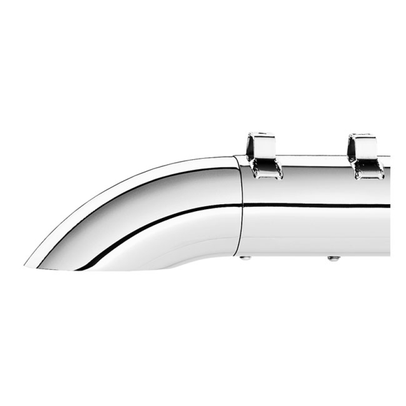 SUPERTRAPP, 3-1/2" TAPERED TURN DOWN/OUT. CHROME 526772