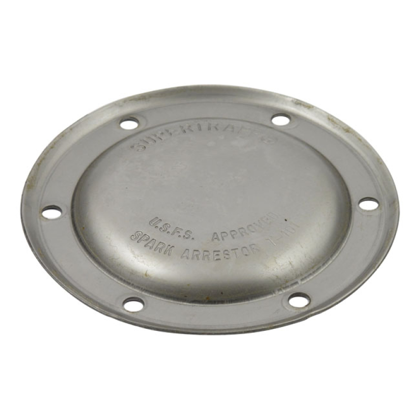 SUPERTRAPP, CLOSED 5" END CAP. NON-POLISHED 526809