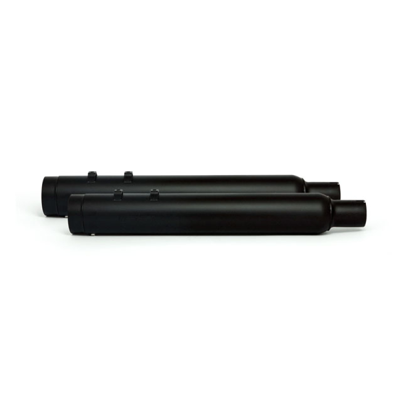 KERKER, STOUT 4" SLIP-ON MUFFLER SET. BLACK 526871