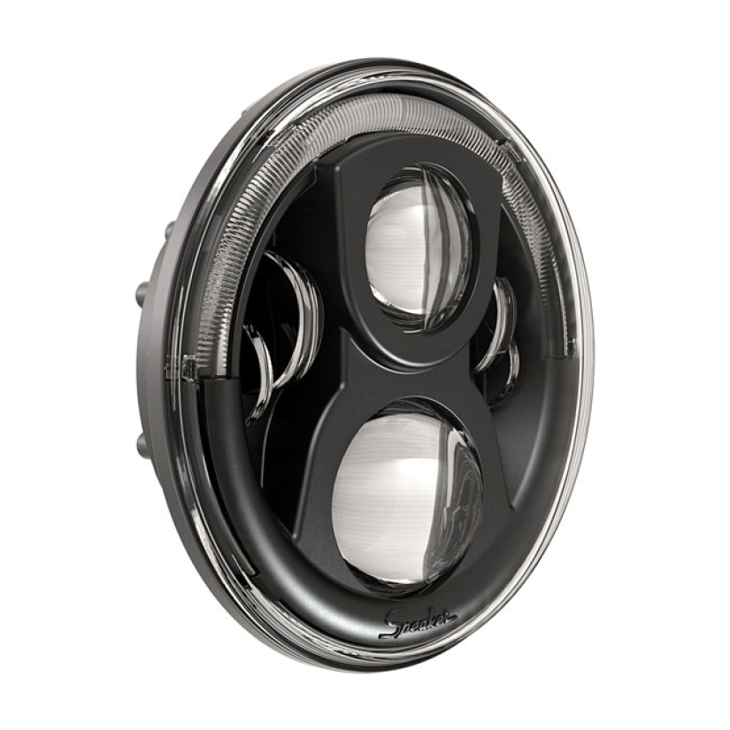 SPEAKER, LED HEADLAMP UNIT 8700. 7", BLACK. LSD 530408