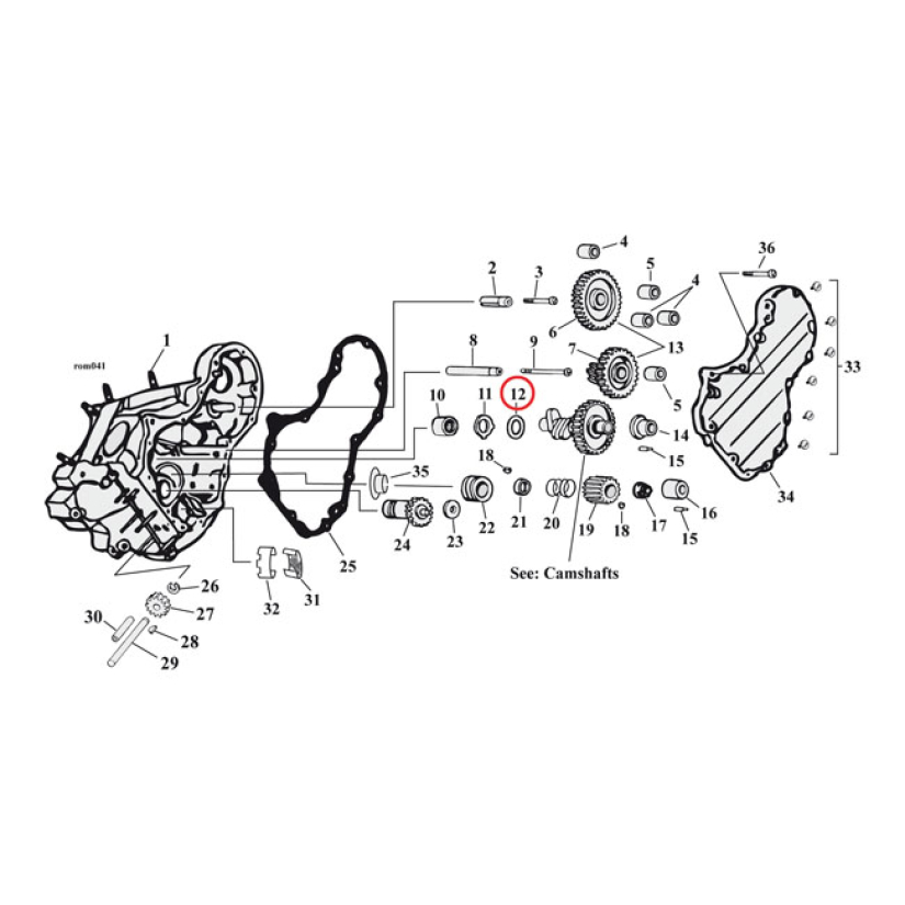 S&S, THRUST WASHER CAMSHAFT. .065" 531293