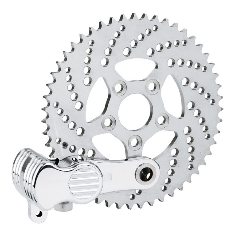 K-TECH, SPROCKET BRAKE KIT, STD STYLE DRILLED; POLISHED; 51T UNIVERSAL 532106