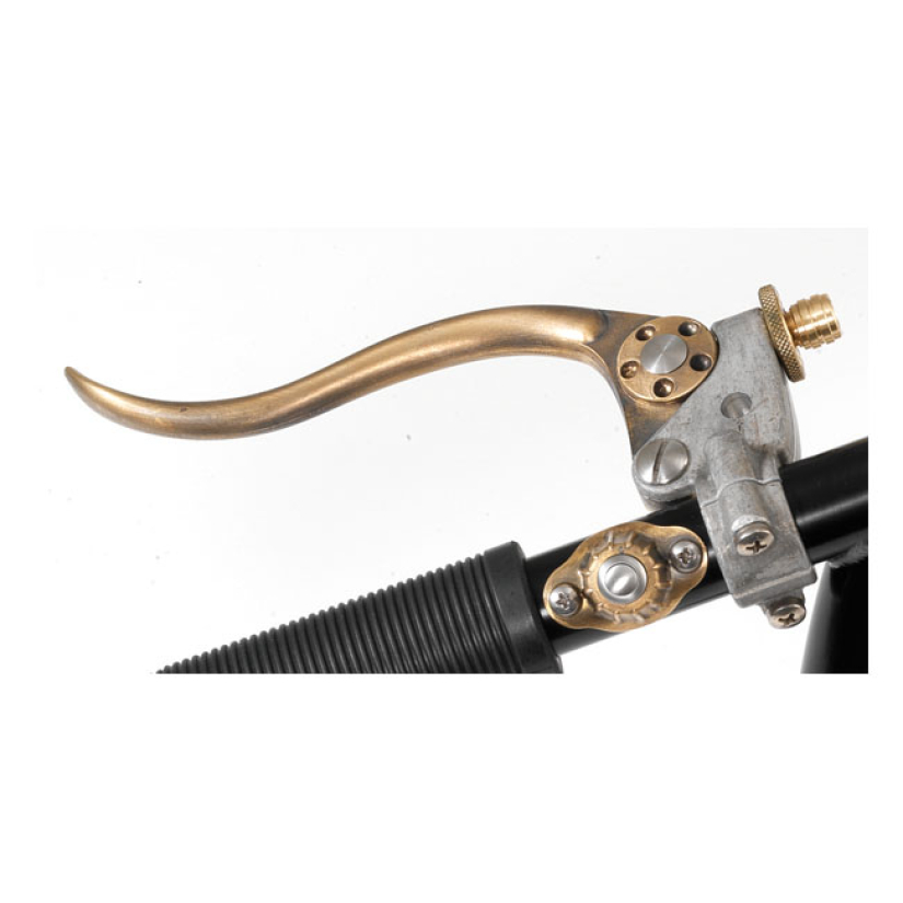 K-TECH, DELUXE MECHANICAL CLUTCH LEVER ASSEMBLY. BRASS/ALU RAW BRASS/A 532341