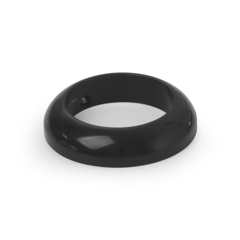 K-TECH, HANDLEBAR GRIP RINGS. BLACK BLACK ANODIZED ALUMINUM. FITS 1" H 532582