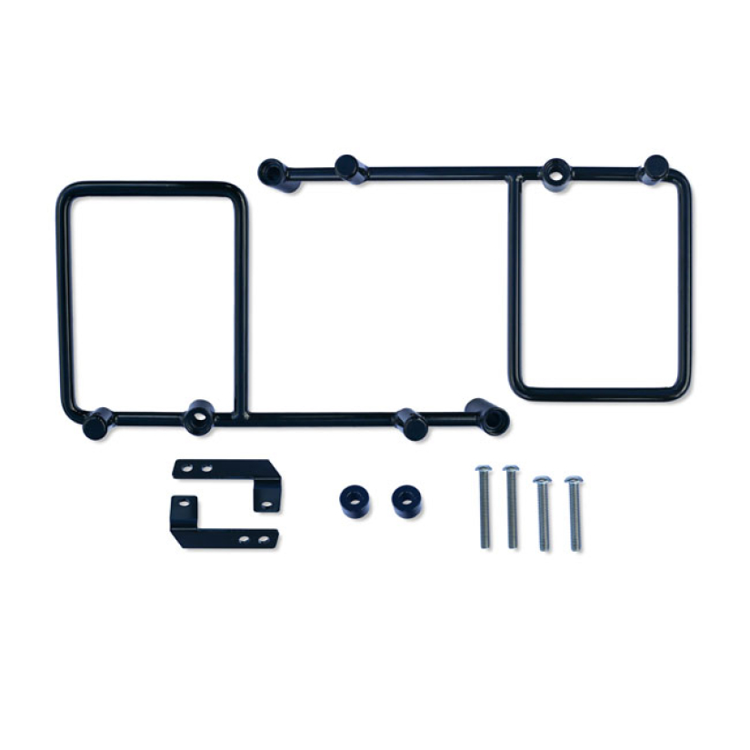 BURLY, VOYAGER BRACKET KIT FOR SPORTSTER. BLACK 533095