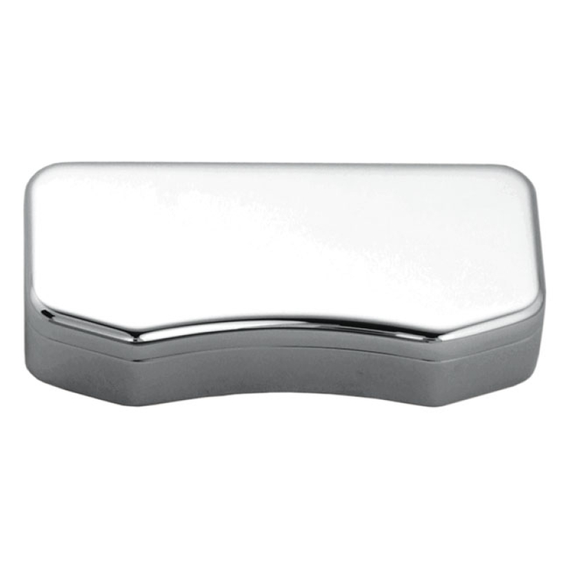 WILD1 BILLET TOP CLAMP CHROME SMOOTH; BILLET ALUMINUM WITH HIDDEN MOUN 534037