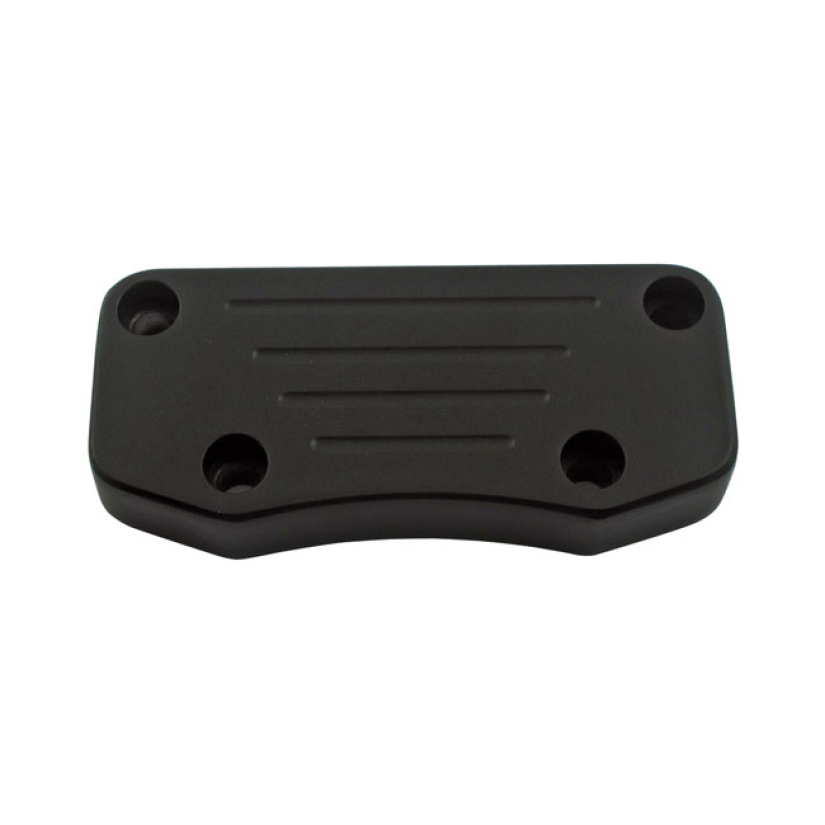 WILD1 BILLET TOP CLAMP BLACK BALL MILLED; BILLET ALUMINUM WITH EXPOSED 534113