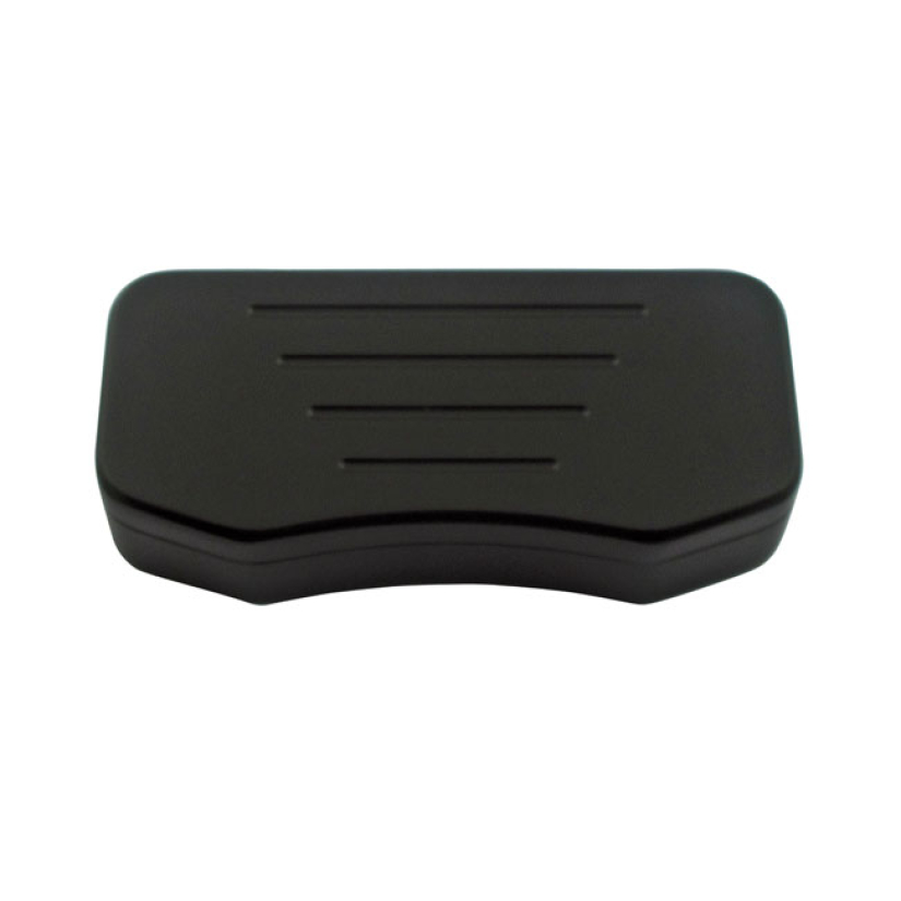 WILD1 BILLET TOP CLAMP BLACK BALL MILLED; BILLET ALUMINUM WITH HIDDEN 534115
