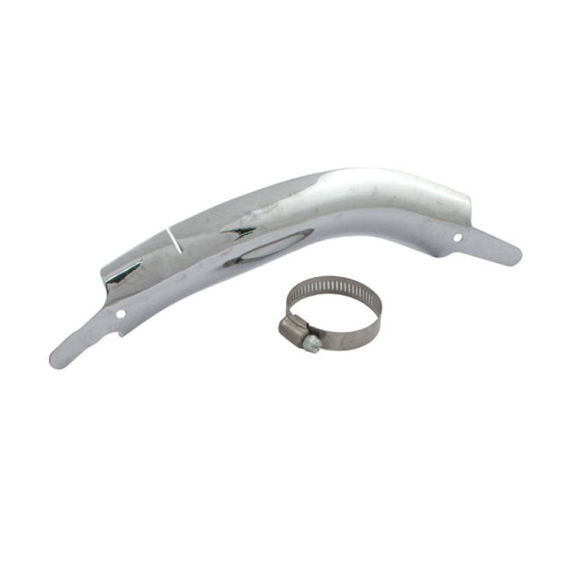 FLT FRONT HEADER HEAT SHIELD CHROME FITS FRONT EXHAUST HEAD PIPE BETWE 534678