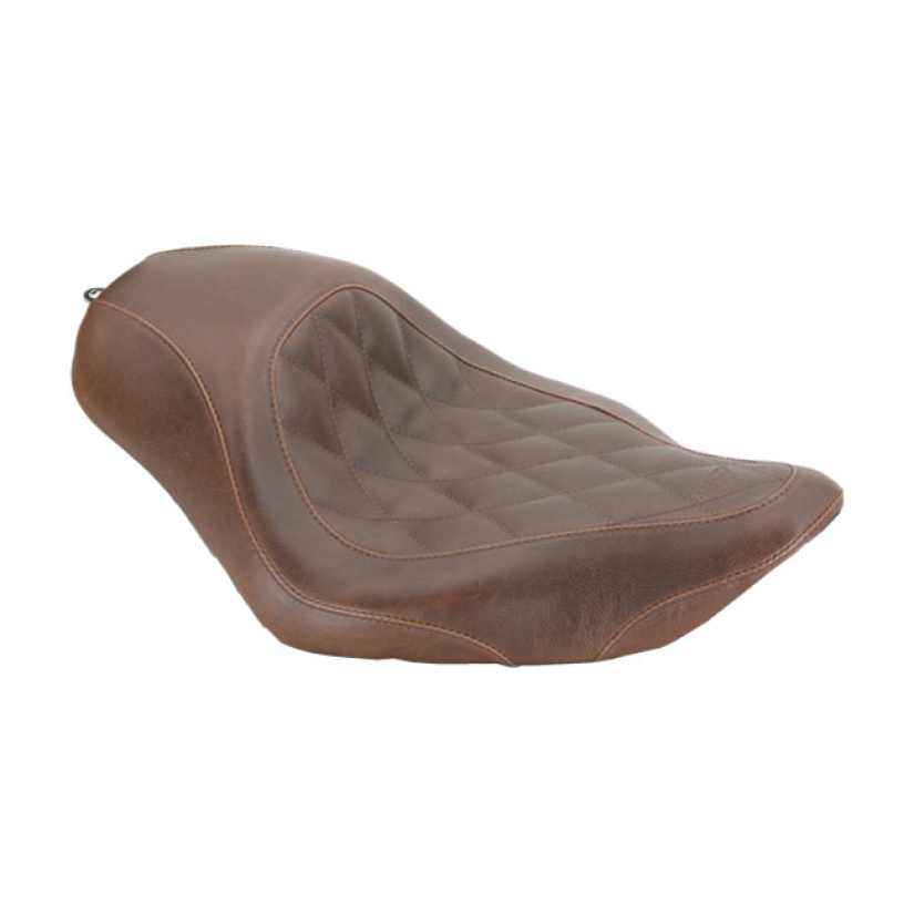 MUSTANG, WIDE TRIPPER SOLO SEAT DISTRESSED BROWN. 12" WIDE. DIAMOND ST 537048