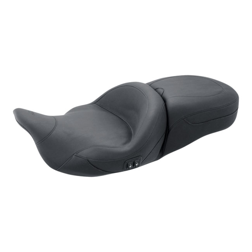 MUSTANG, STANDARD TOURING SEAT. HEATED BLACK. FRONT WIDTH 15"; REAR WI 537060