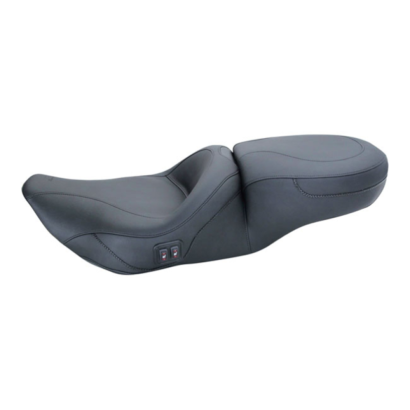 MUSTANG, STANDARD TOURING SEAT. HEATED BLACK. FRONT WIDTH 17"; REAR WI 537087