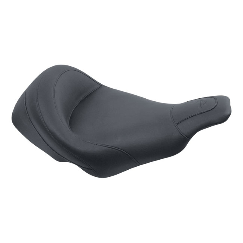 MUSTANG, STANDARD TOURING SOLO SEAT BLACK. 15" WIDE. STANDARD STYLE ST 537102
