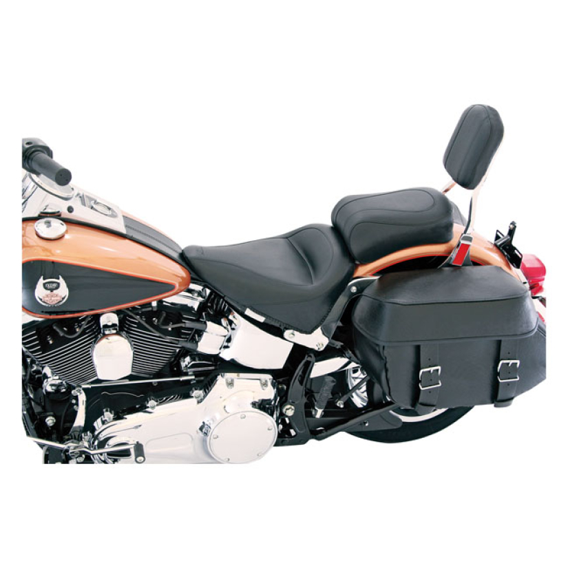 MUSTANG, STANDARD TOURING SEAT BLACK. FRONT 14" WIDE; REAR 8" WIDE. ST 537151