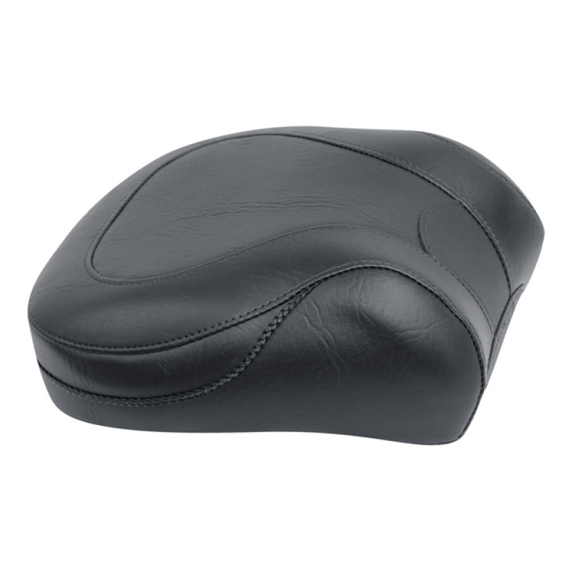 MUSTANG, SPORT TOURING PASSENGER SEAT. WITH RECESS PLAIN BLACK. 11" WI 537157