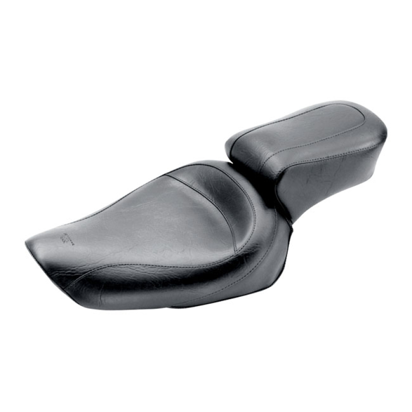 MUSTANG, STANDARD TOURING SEAT BLACK. FRONT 13.5" WIDE; REAR 9" WIDE. 537205