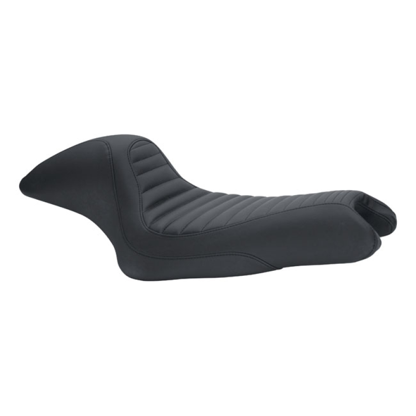 MUSTANG, CAFE SOLO SEAT BLACK. 11.5" WIDE. TUCK ''ROLL STYLE UPHOLSTER 537265