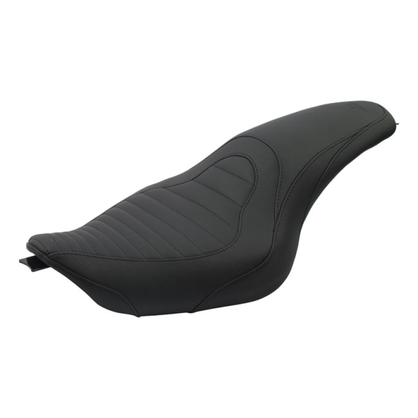 MUSTANG, TRIPPER FASTBACK 2-UP ONE-PIECE SEAT BLACK. FRONT 12" WIDE & 537467